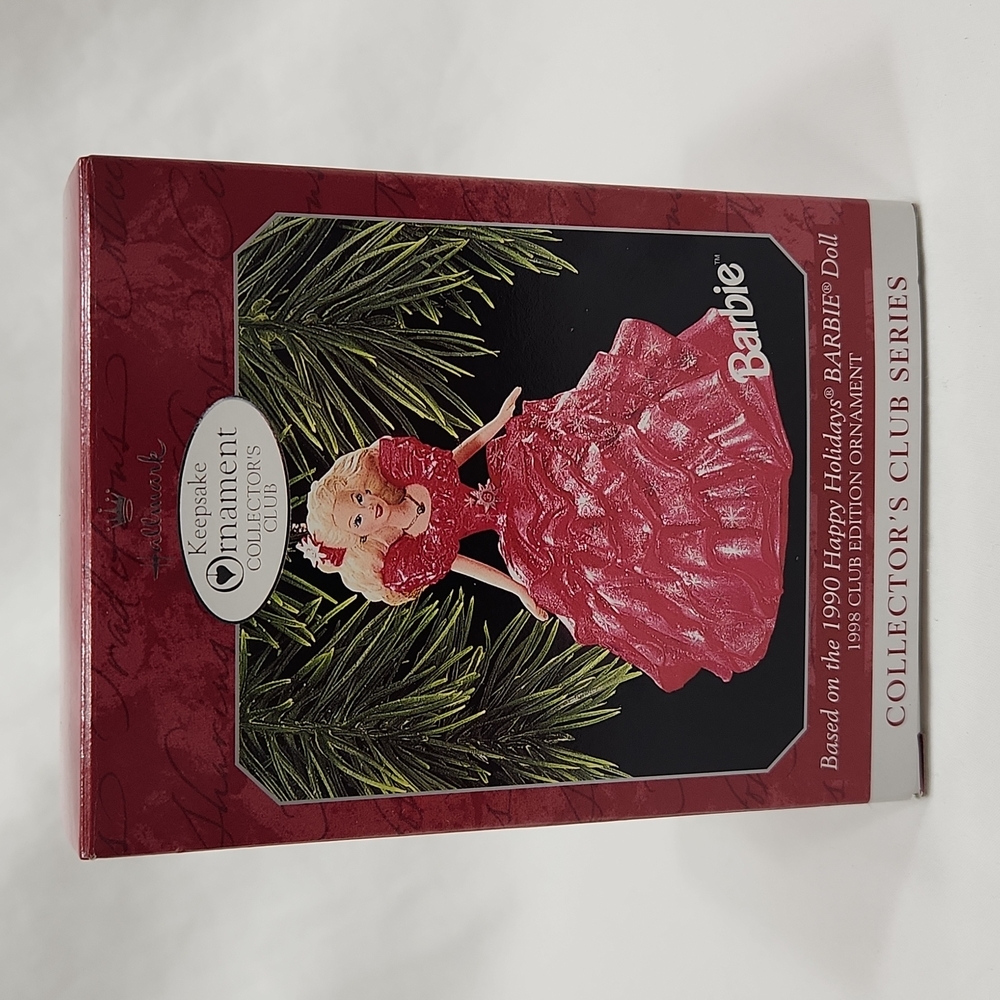 Hallmark Holiday Barbie Ornament 1998